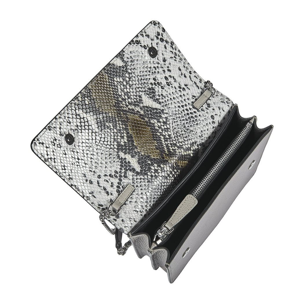 Conda Kadın Yılan Baskılı Deri Omuz Askılı Çanta