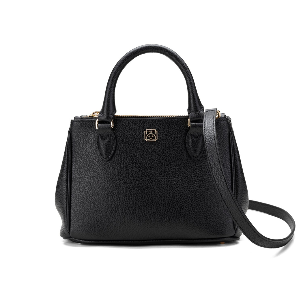 Cora Siyah Kadın Deri El Çantası