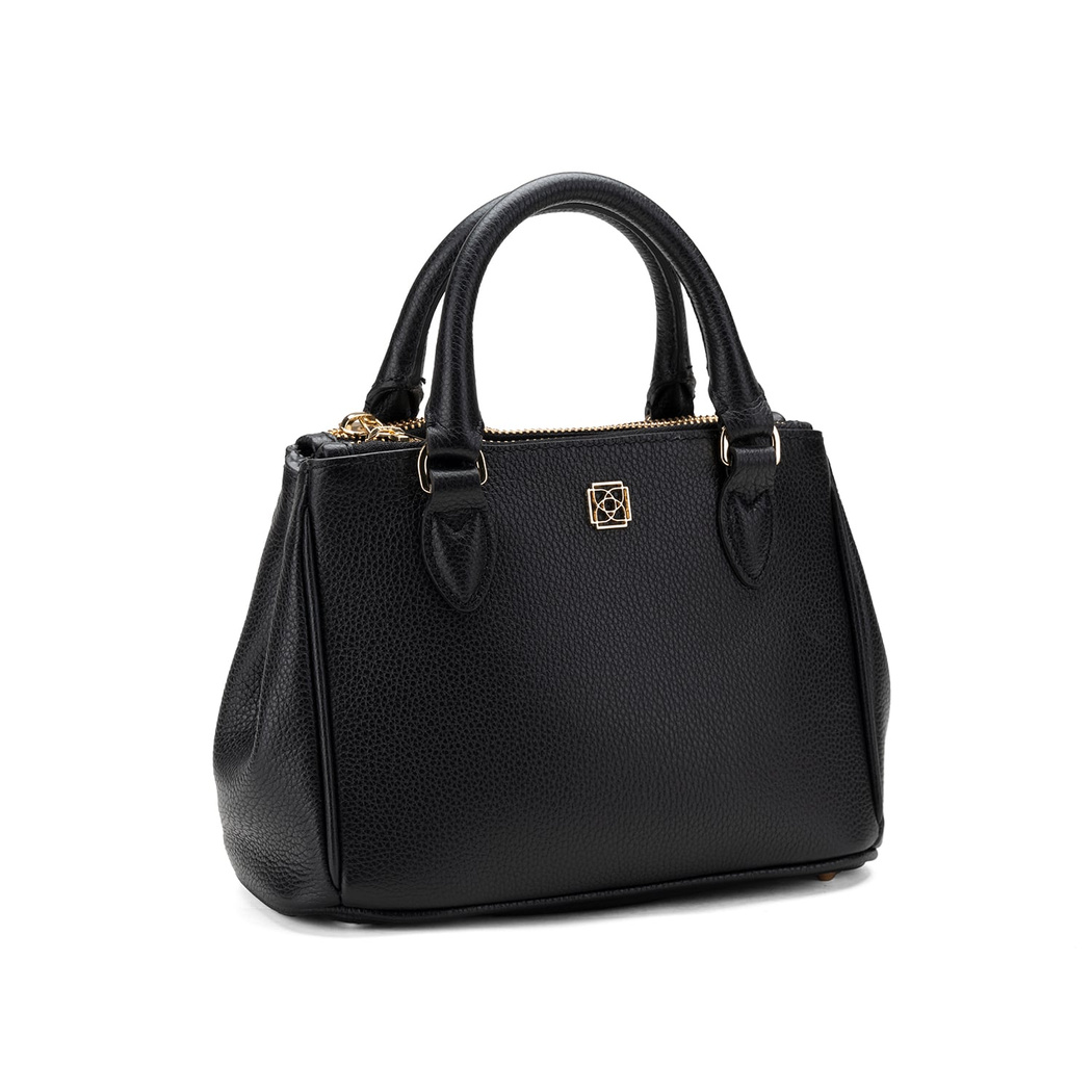 Cora Siyah Kadın Deri El Çantası