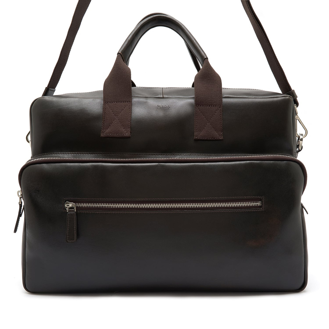 Cort Kahve Erkek Deri Seyahat Çantası