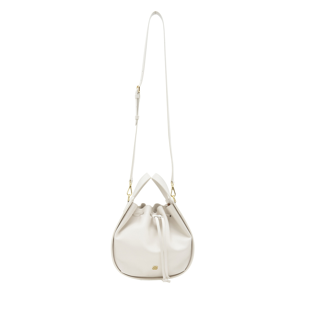 Cosmos Beyaz Kadın Deri El Çantası