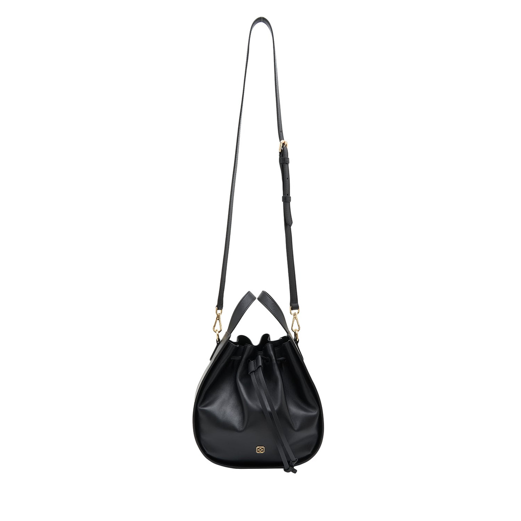 Cosmos Siyah Kadın Deri El Çantası