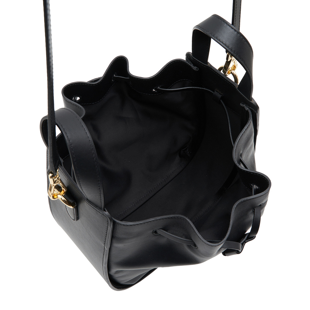 Cosmos Siyah Kadın Deri El Çantası