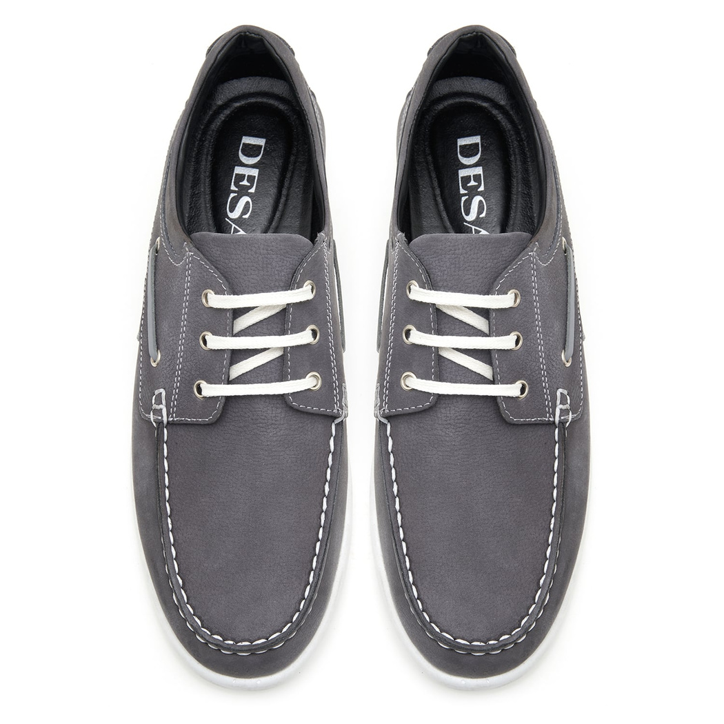 Costello Gri Erkek Nubuk Deri Günlük Ayakkabı