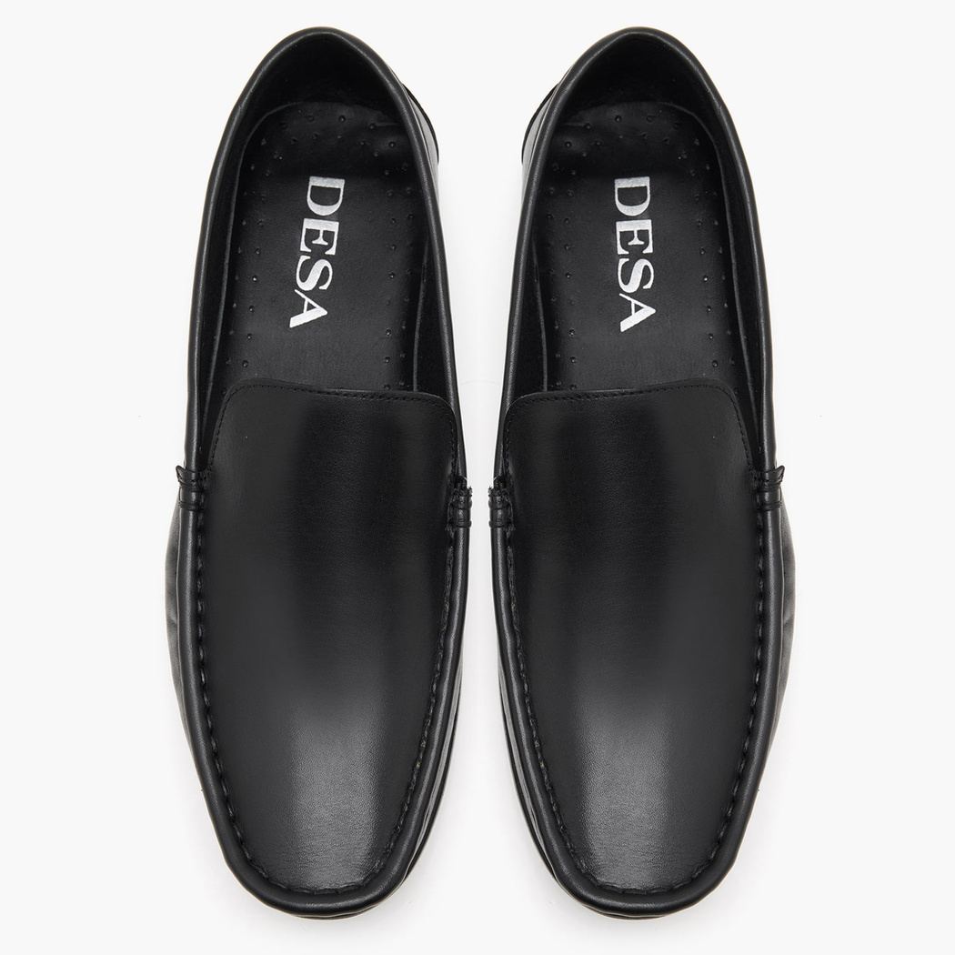 Costner Siyah Erkek Deri Loafer