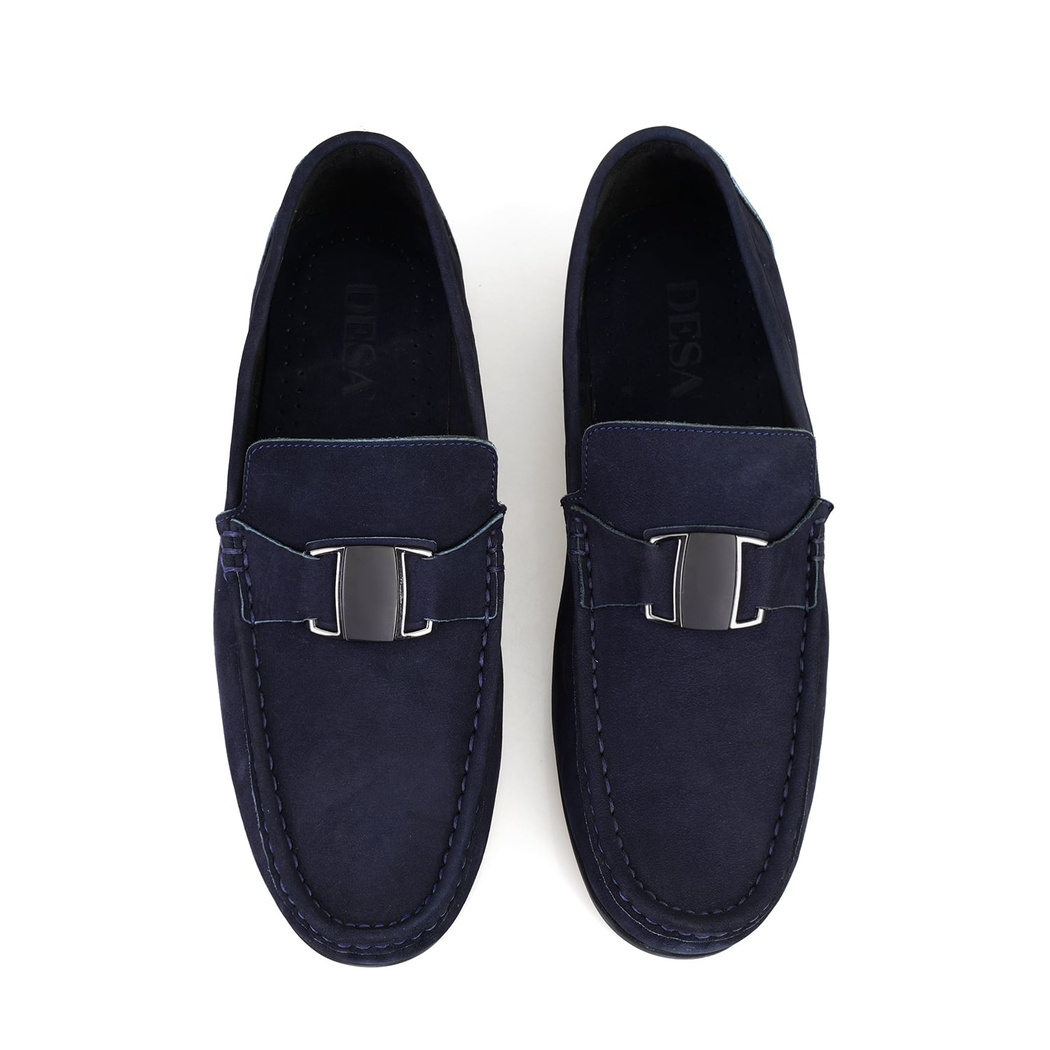Craig Lacivert Erkek Süet Deri Loafer