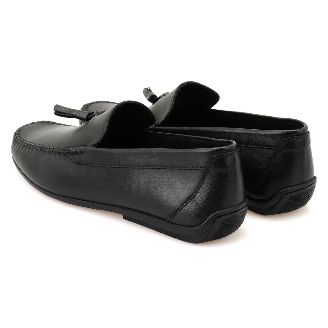 Cralar Siyah Erkek Deri Loafer