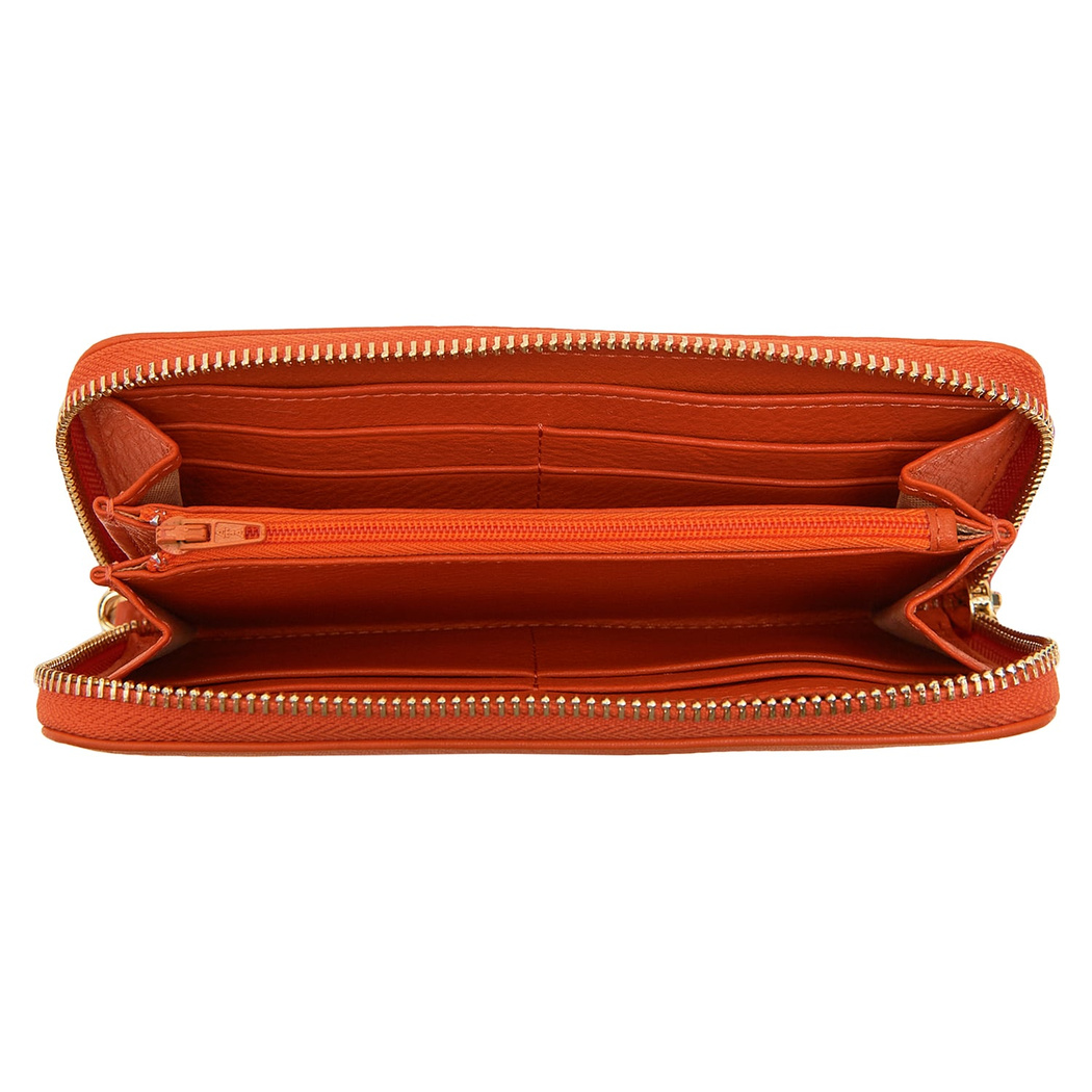 D Logolu Büyük Kadın Deri Cüzdan