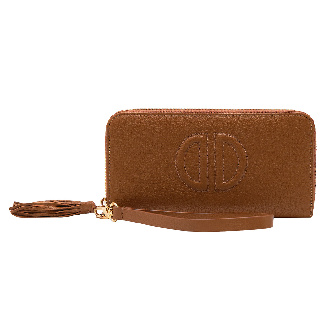 D Logolu Büyük Kadın Deri Cüzdan