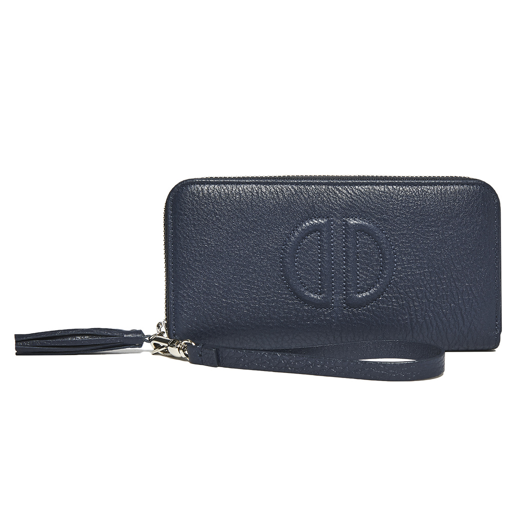 D Logolu Büyük Kadın Deri Cüzdan