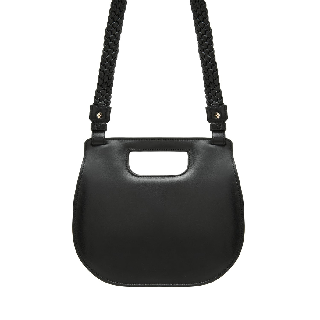 Damian Siyah Kadın Deri El Çantası