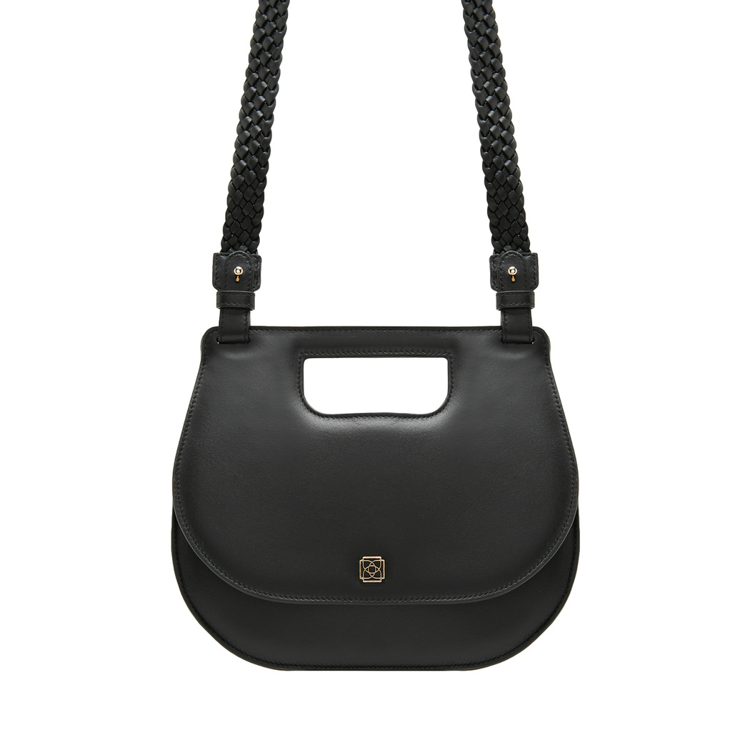 Damian Siyah Kadın Deri El Çantası