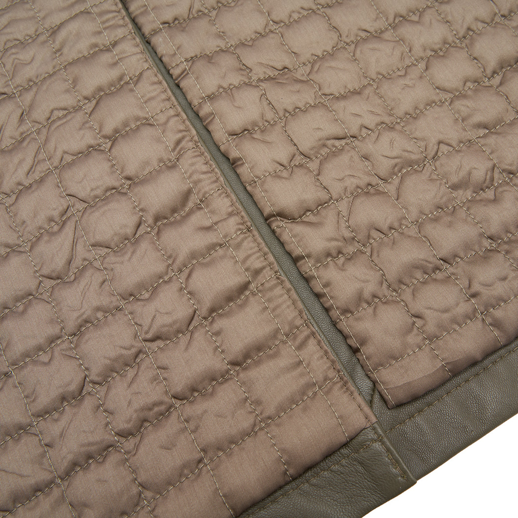 Damian Yeşil Erkek Deri Kaban