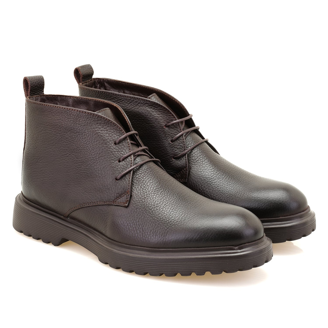 Damita Kahve Erkek Deri Bot