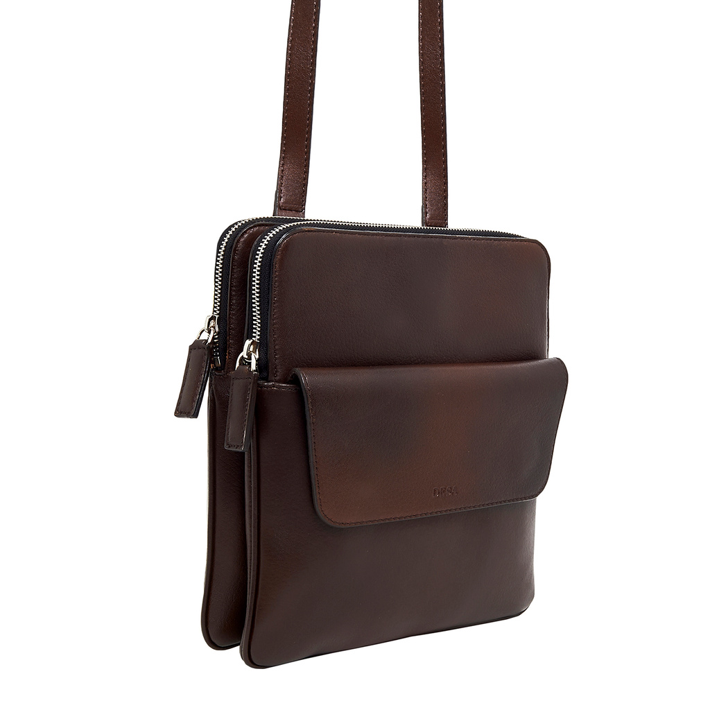 Dante Kahve Erkek Deri Postacı Çantası