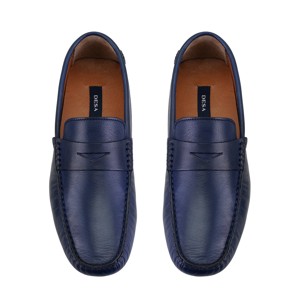 Dareau Lacivert Erkek Deri Loafer