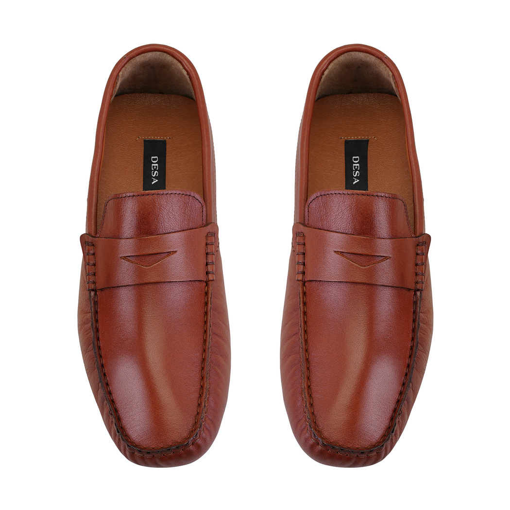 Dareau Taba Erkek Deri Loafer