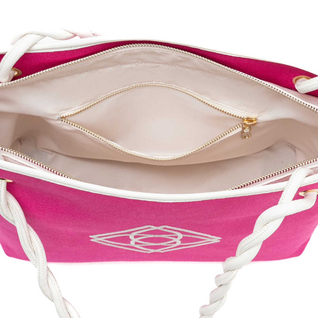 Darian Fuşya Kadın Deri Omuz Çantası