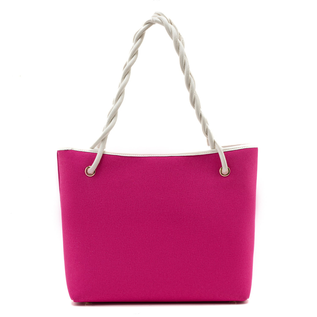 Darian Fuşya Kadın Deri Omuz Çantası