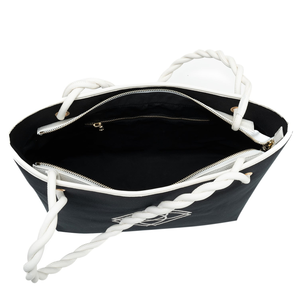 Darian Siyah Kadın Deri Omuz Çantası