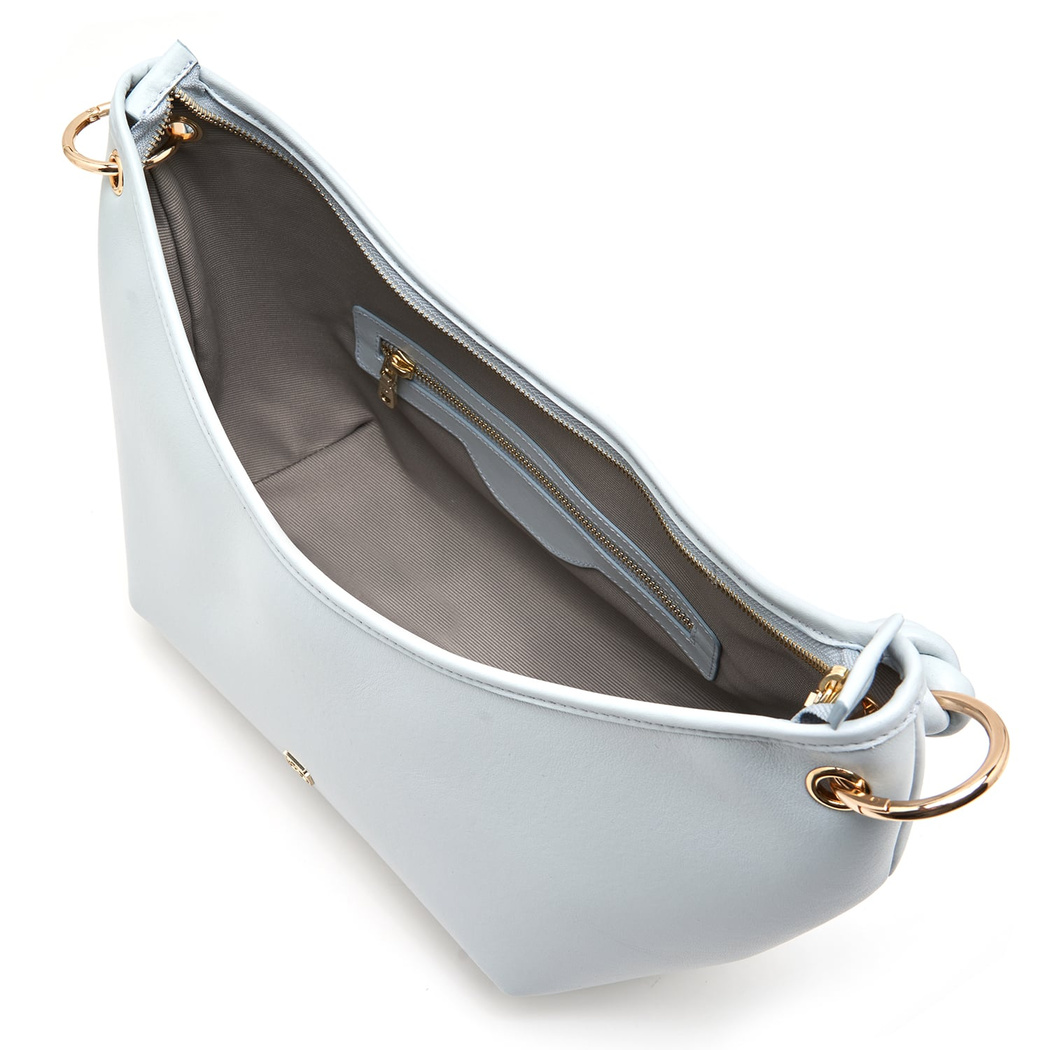 Darling Mavi Kadın Deri Omuz Çantası 