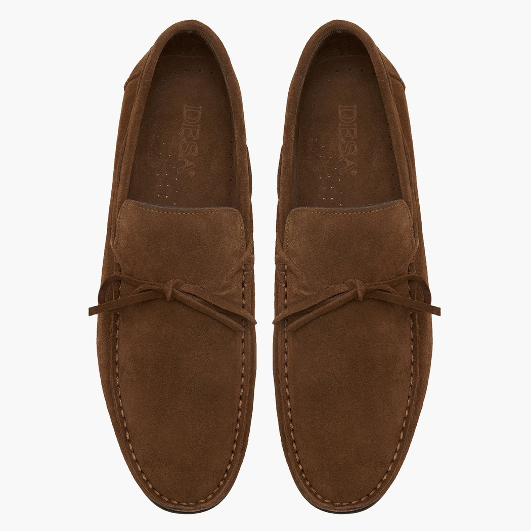 Daron Kahve Erkek Süet Loafer