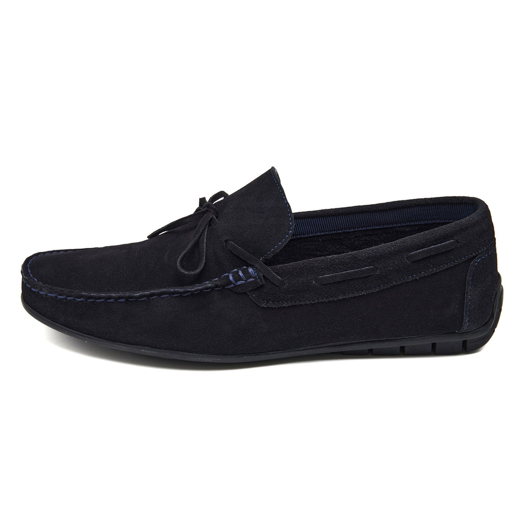 Daron Lacivert Erkek Süet Loafer