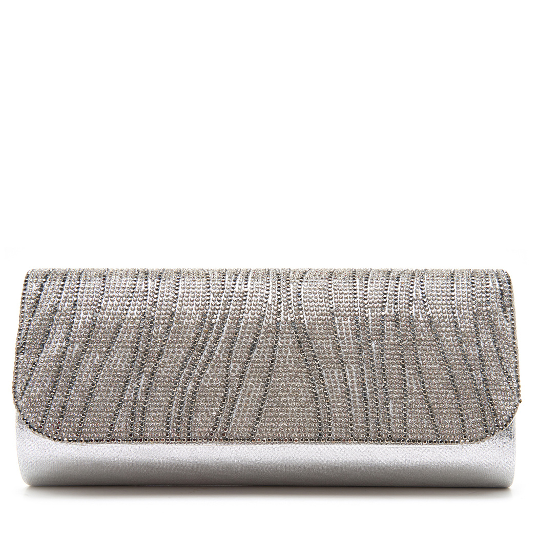 Darrell Gümüş Kadın Gece Çantası