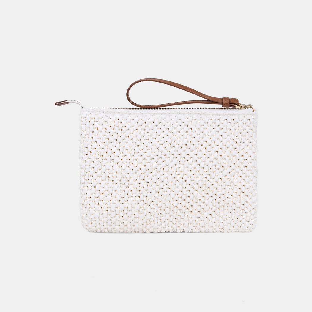 DE-13143 SS26 KADIN CLUTCH HASIR ÇANTA