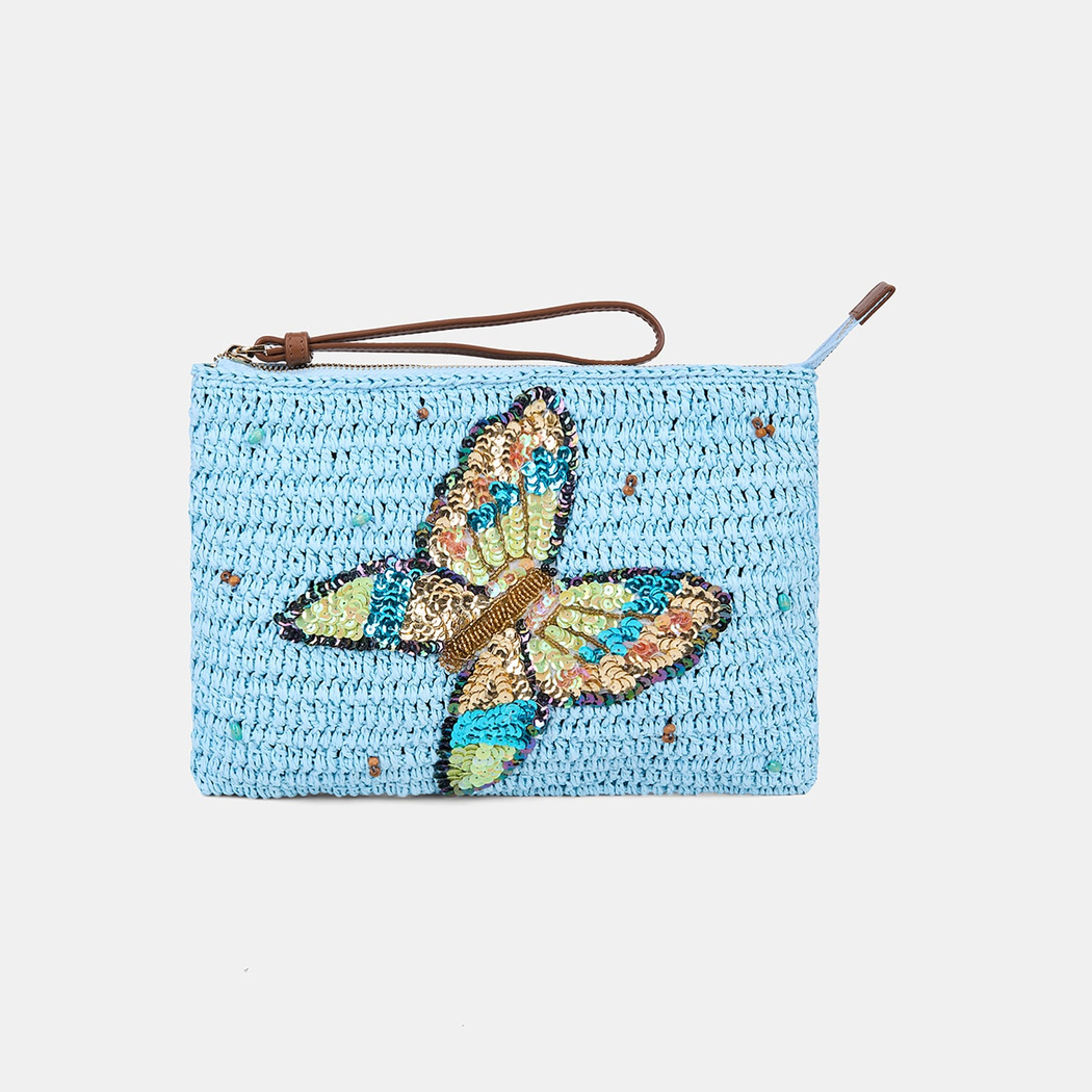 DE-13144 SS26 KADIN CLUTCH HASIR ÇANTA