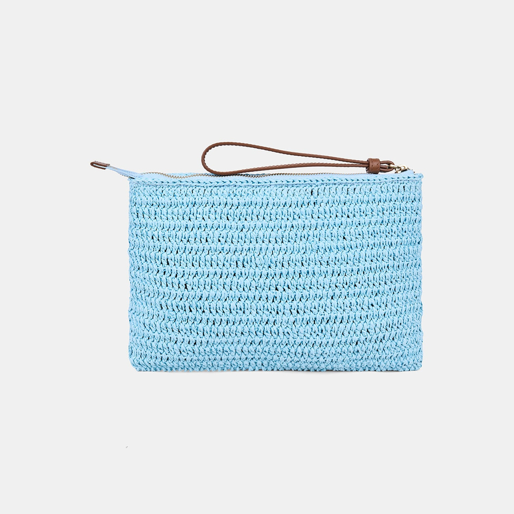 DE-13144 SS26 KADIN CLUTCH HASIR ÇANTA