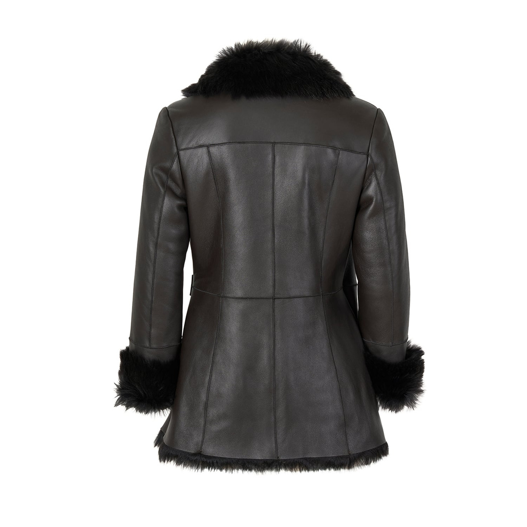 Debora Kahve Kadın Kürk Ceket