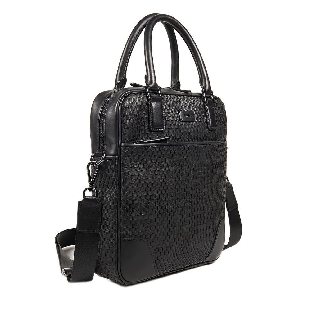 Delaney Erkek Örgü Deri Postacı Çantası