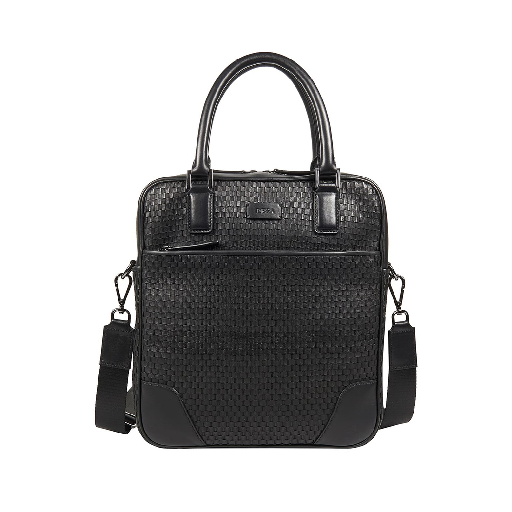 Delaney Erkek Örgü Deri Postacı Çantası