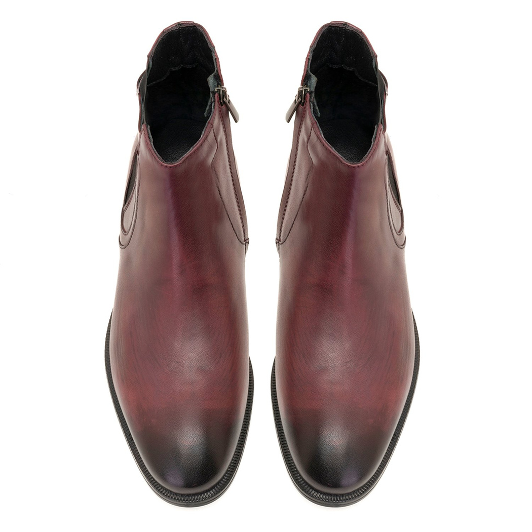 Delmar Bordo Erkek Deri Bot
