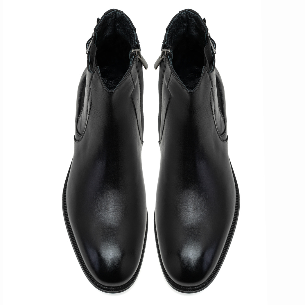 Delmar Siyah Erkek Deri Bot