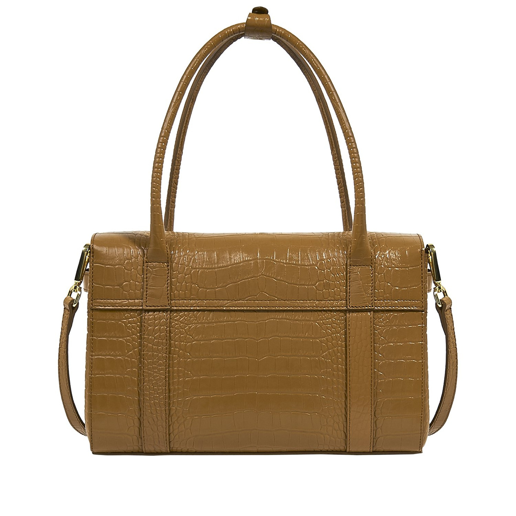 Demelza Kadın Kroko Baskılı Deri Omuz Askılı Çanta