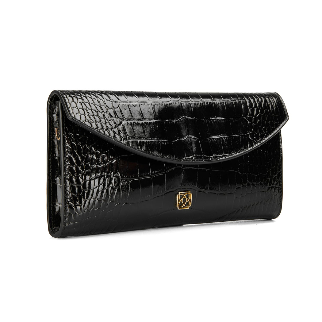 Denisse Siyah Zincir Saplı Kadın Omuz Çantası