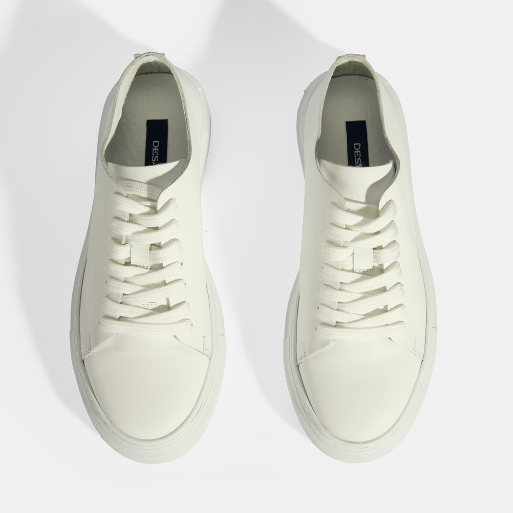 Denissy Beyaz Erkek Deri Günlük Ayakkabı