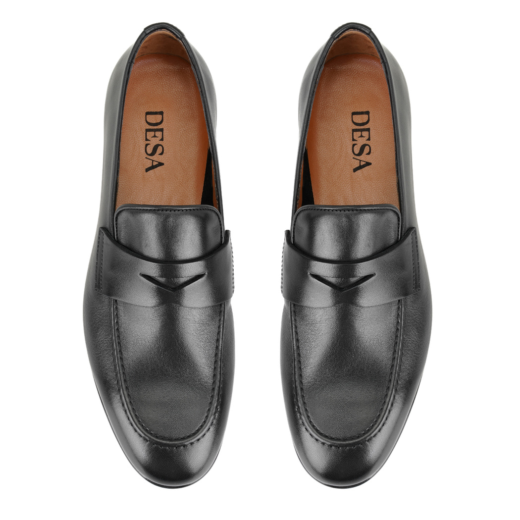 Derek Siyah Erkek Deri Günlük Ayakkabı