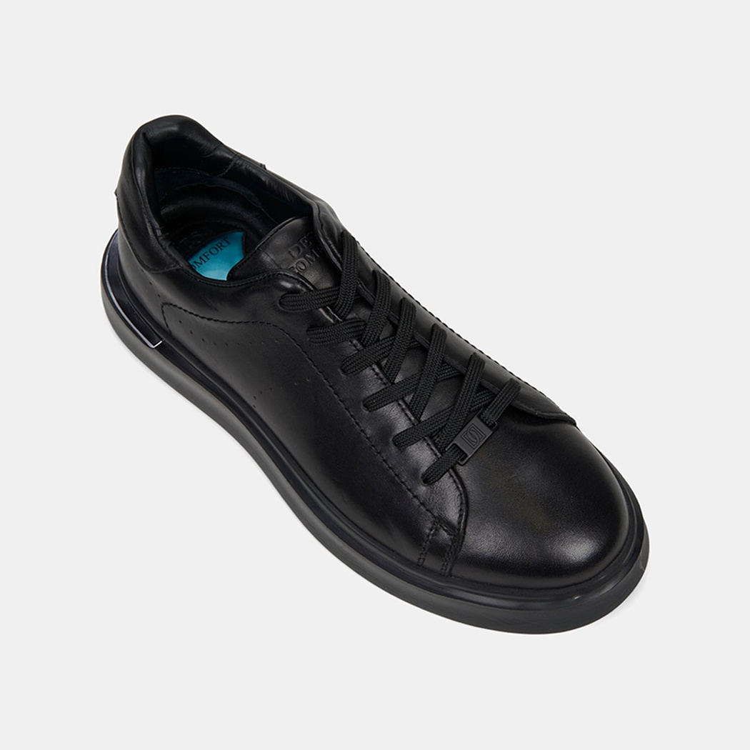 DESA - Erkek Siyah DesaComfort Bağcıklı Deri Günlük Ayakkabı