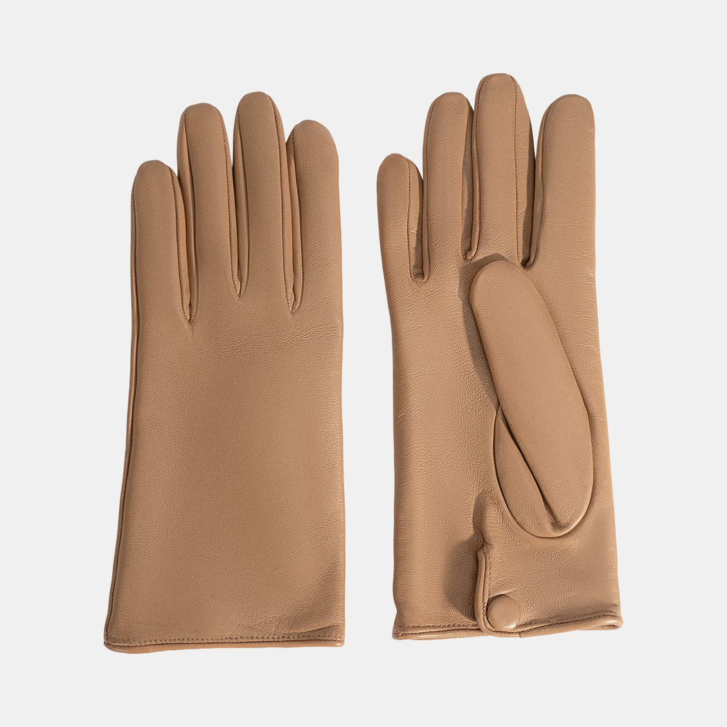 DESA - FY Bej Kadın Deri Eldiven