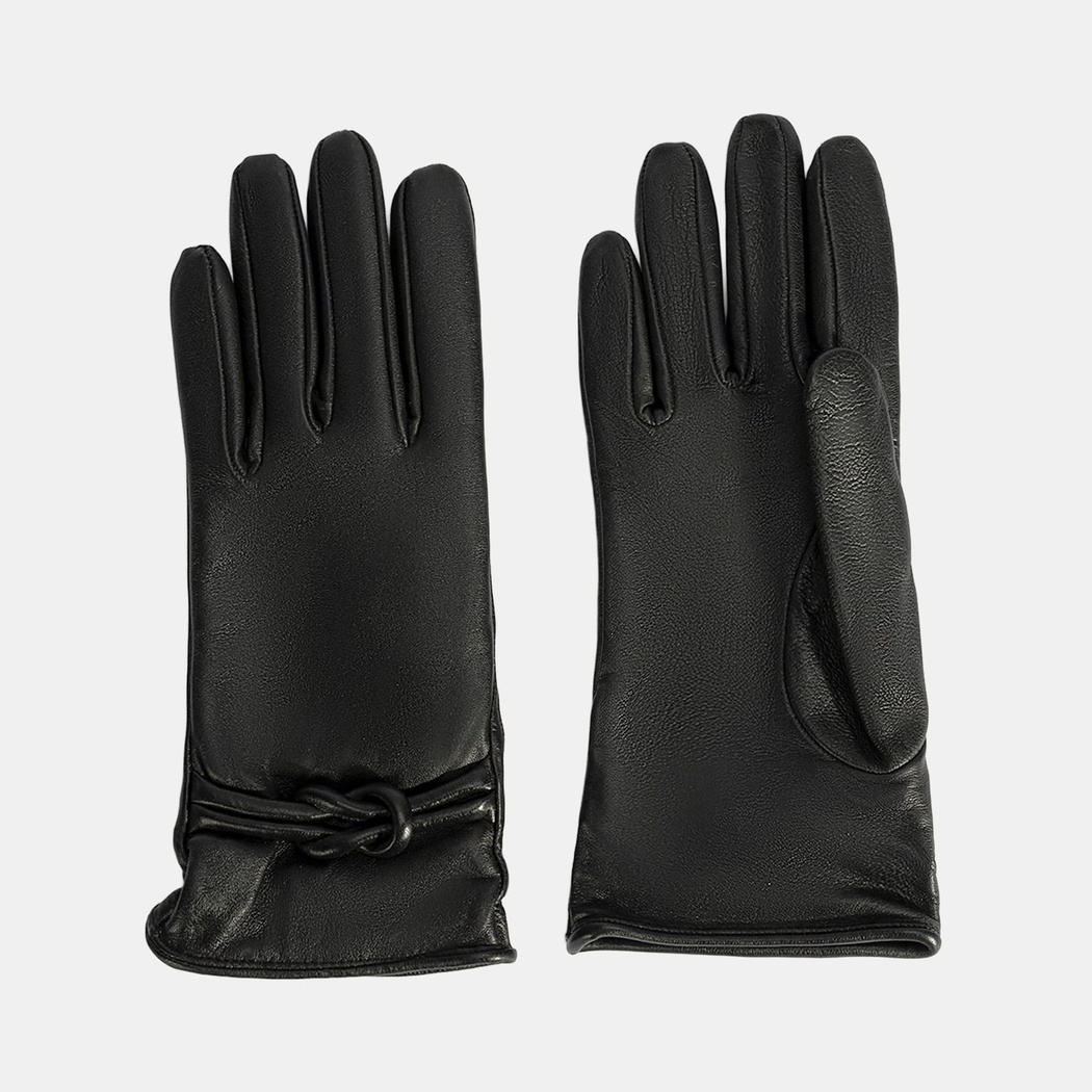 DESA - FY Siyah Kadın Deri Eldiven