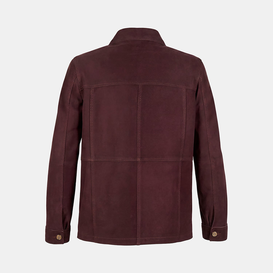 DESA Kadın Kiremit Gömlek Yakalı Düğmeli Süet Ceket