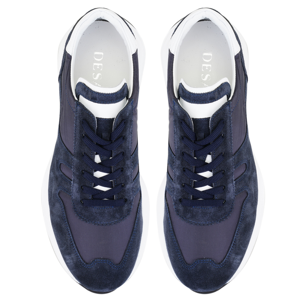 Destine Lacivert Erkek Spor Süet Deri Ayakkabı