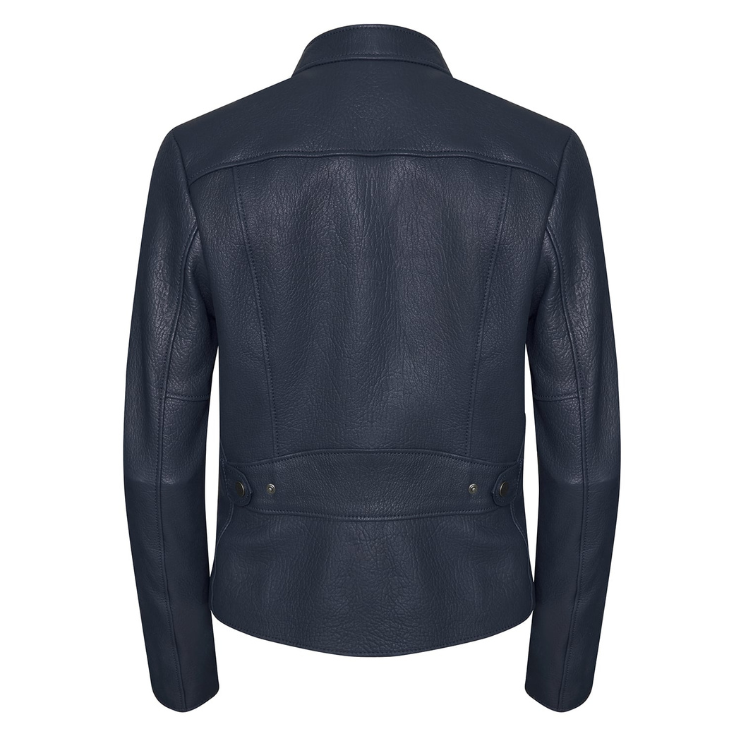 Destiny Lacivert Kadın Deri Ceket