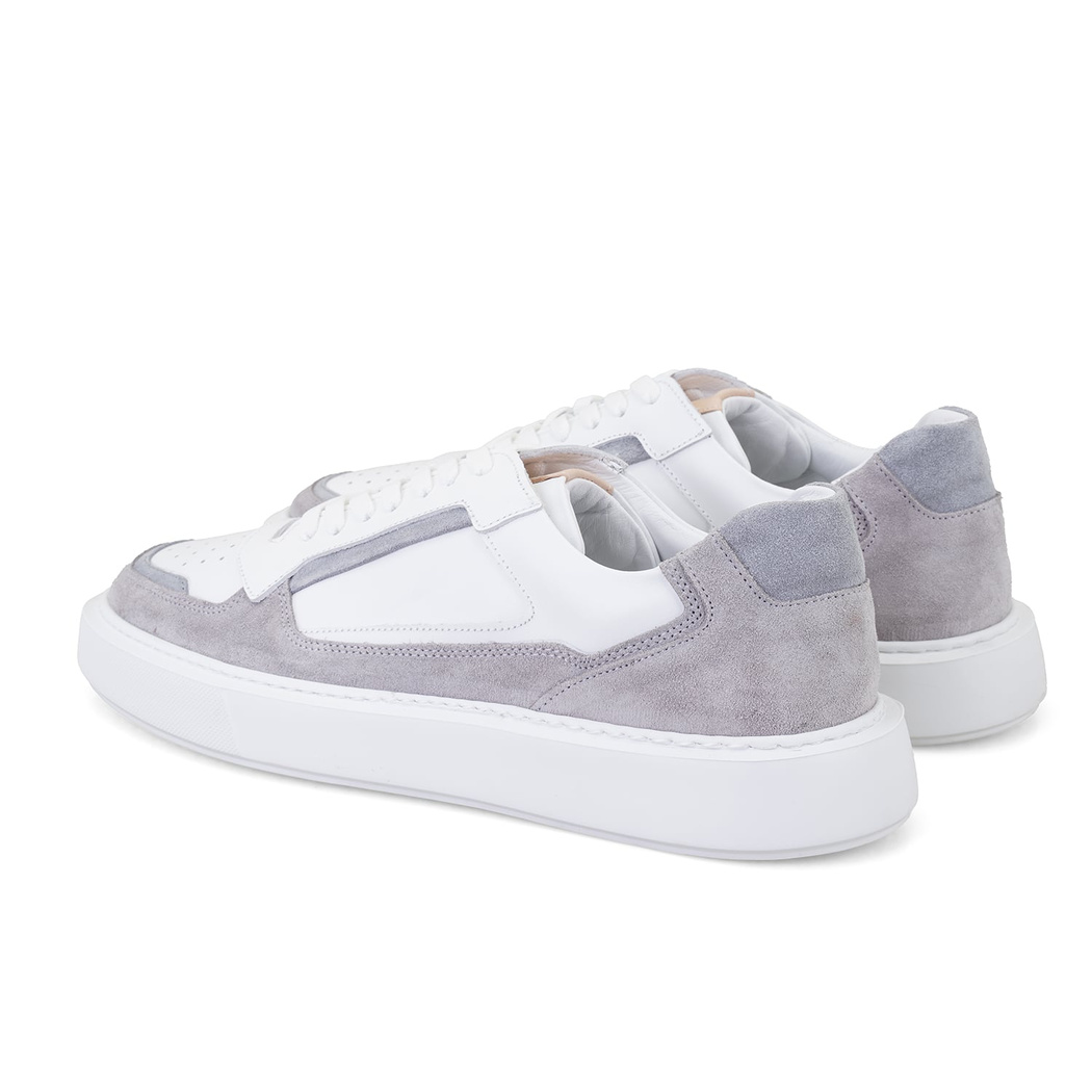 Dillon Gri Erkek Deri Spor Ayakkabı