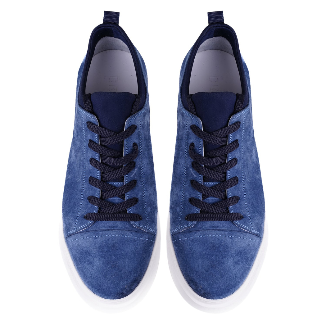 Donna Lacivert Erkek Spor Süet Deri Ayakkabı