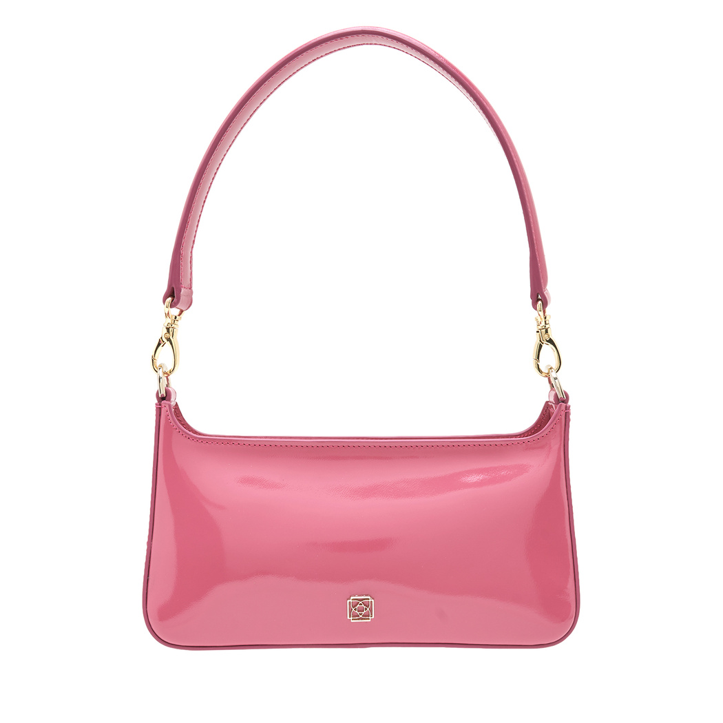 Donni Fuşya Kadın Rugan Deri Omuz Çantası 