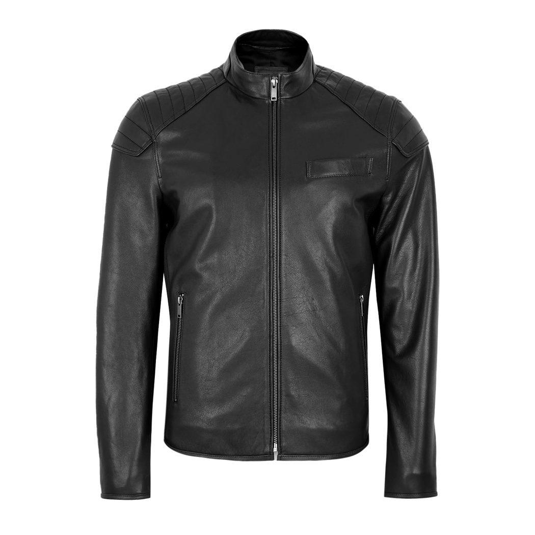 Dugan Siyah Erkek Deri Mont